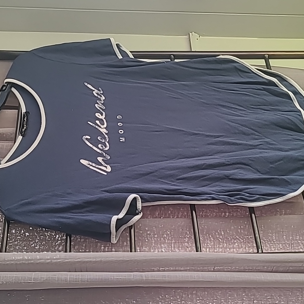 Weekend mood blue T